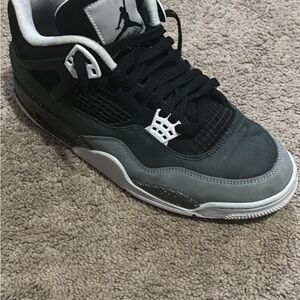 Jordan Men's Black and Gray Sneakers